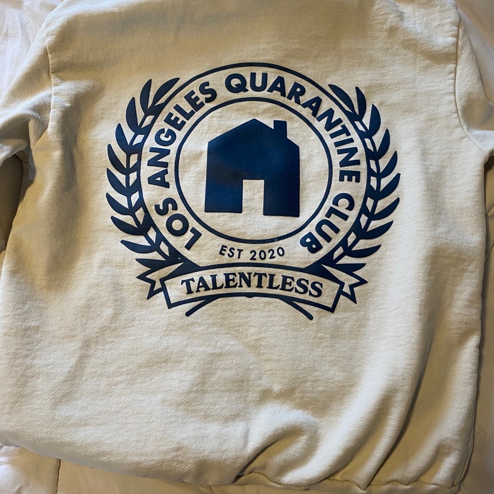 TALENTLESS WOMENS HOODIE “ quarantine club “ 2020